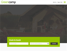 Tablet Screenshot of greencamp.nl